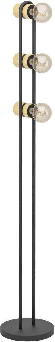 Eglo Chieveley Stehleuchte - E27 - 140,5 cm - schwarz|braun