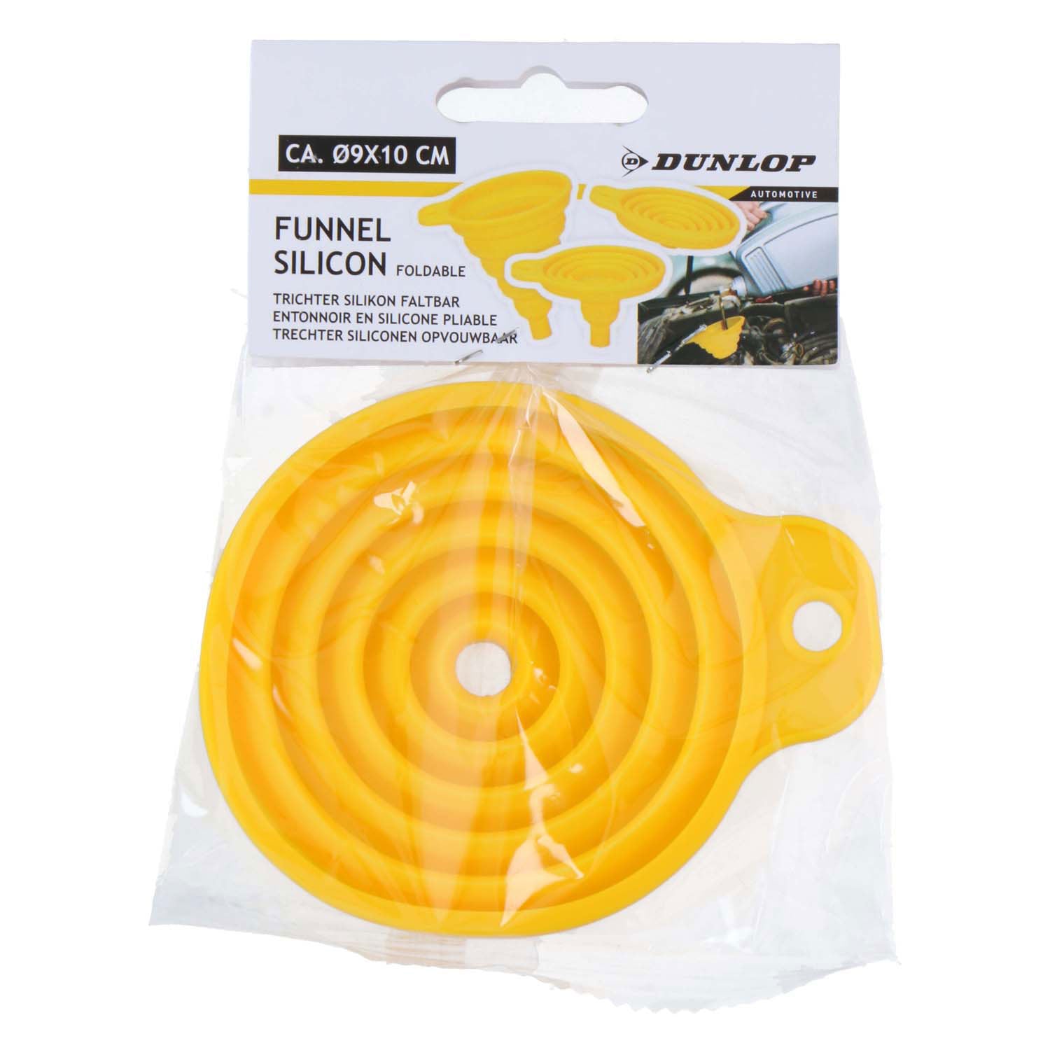 Dunlop Trichter faltbar ø9x10cm gelb