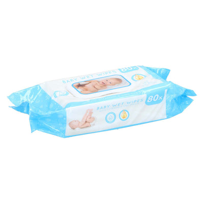 Feuchttücher für Babys, 80 Stück pro Packung