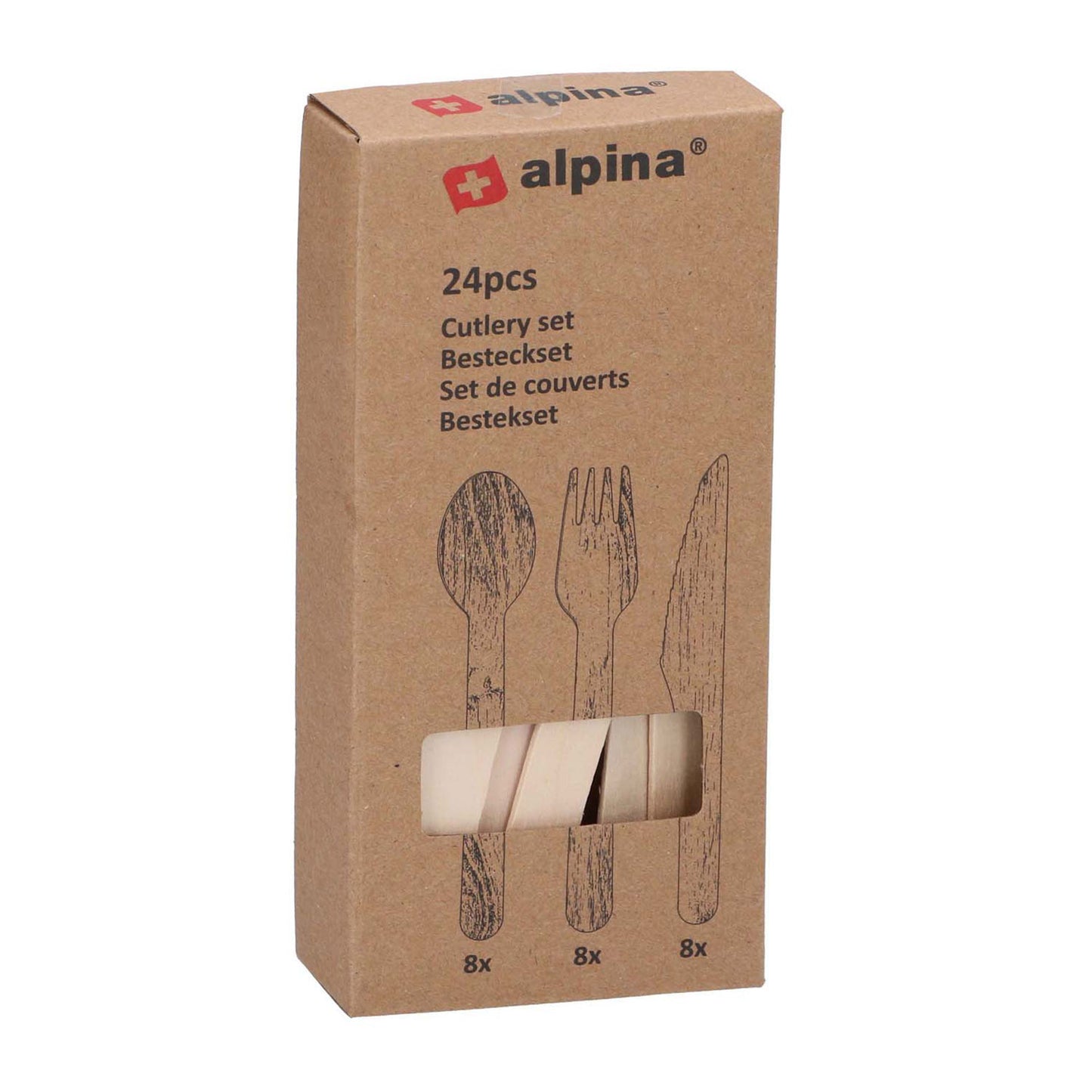 Alpina Besteckset, 24-teilig.