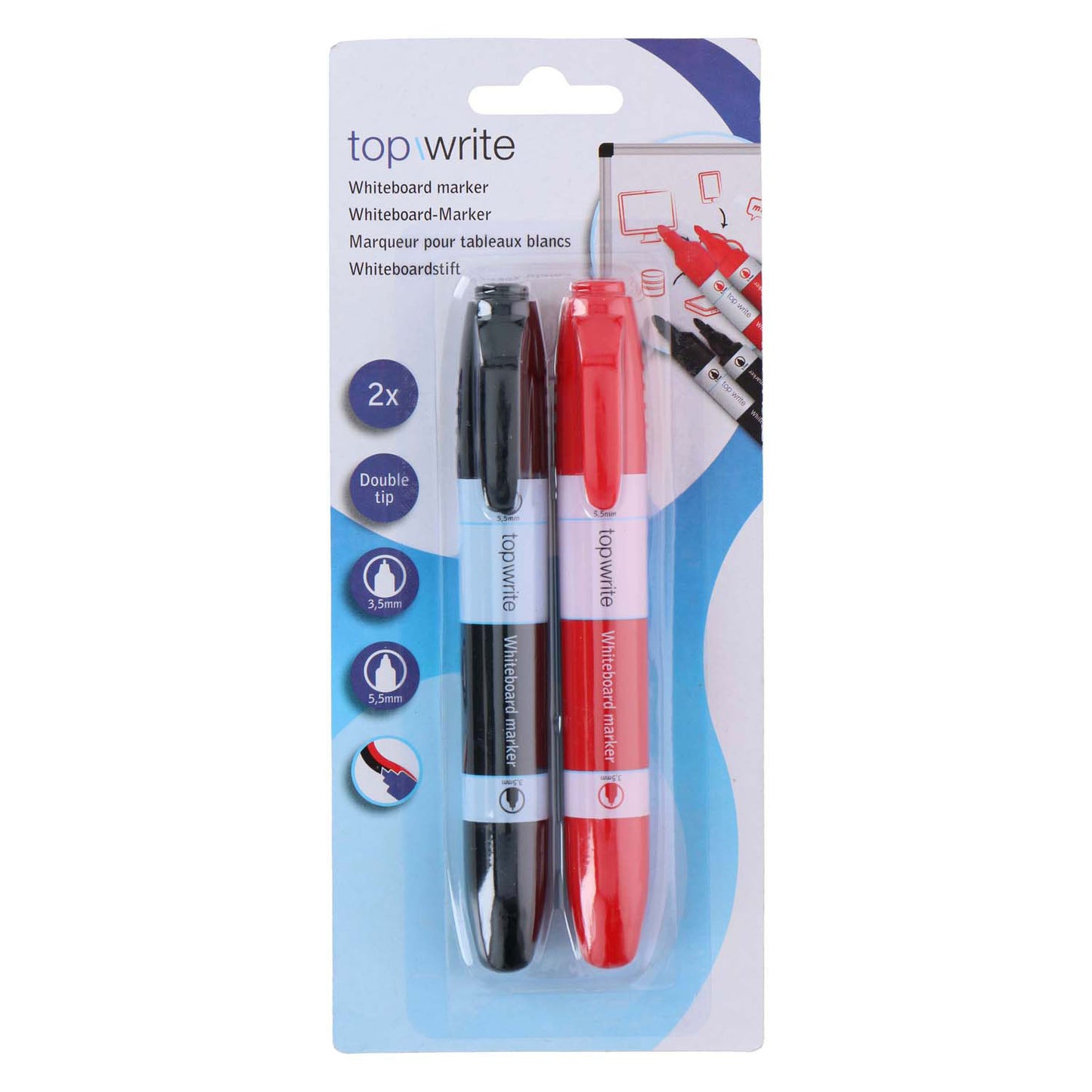 Whiteboard-Marker, 2 Stk.