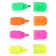 Textmarker Mini, 4 Stk