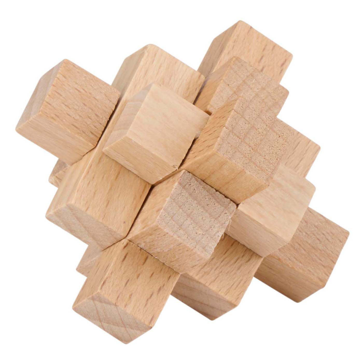 Gehirnpuzzle aus Holz