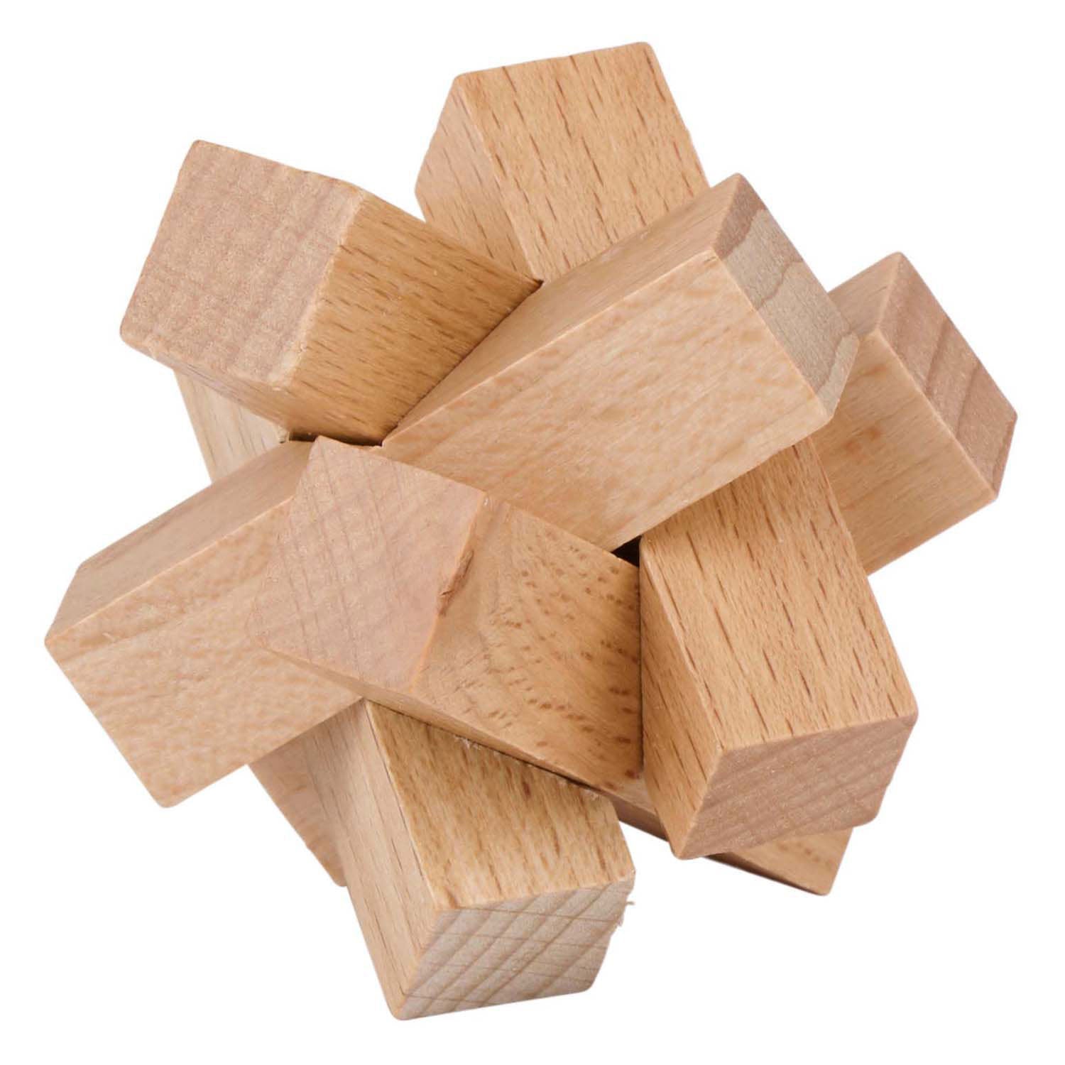Gehirnpuzzle aus Holz