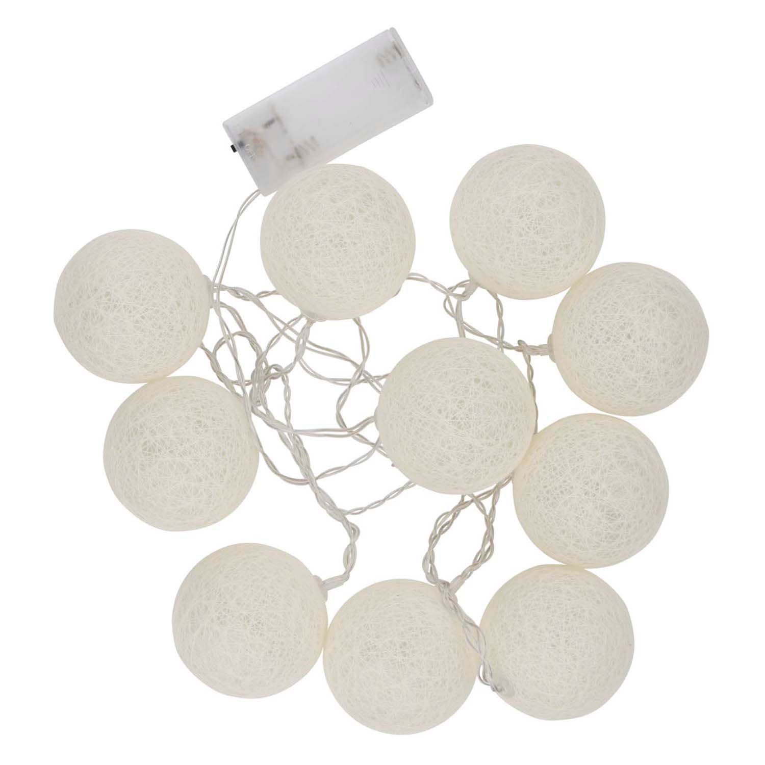 Kabel mit 10 LED-Kugeln