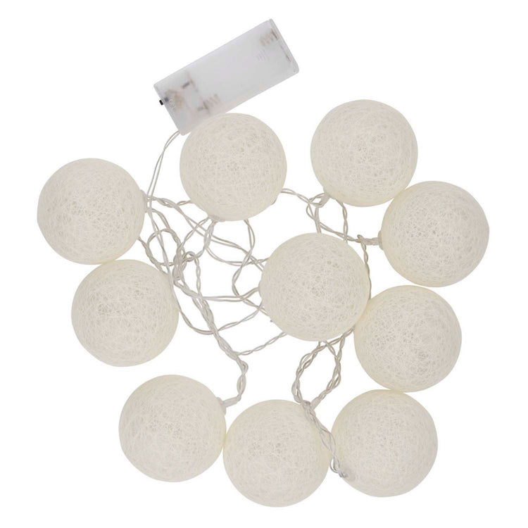 Kabel mit 10 LED-Kugeln