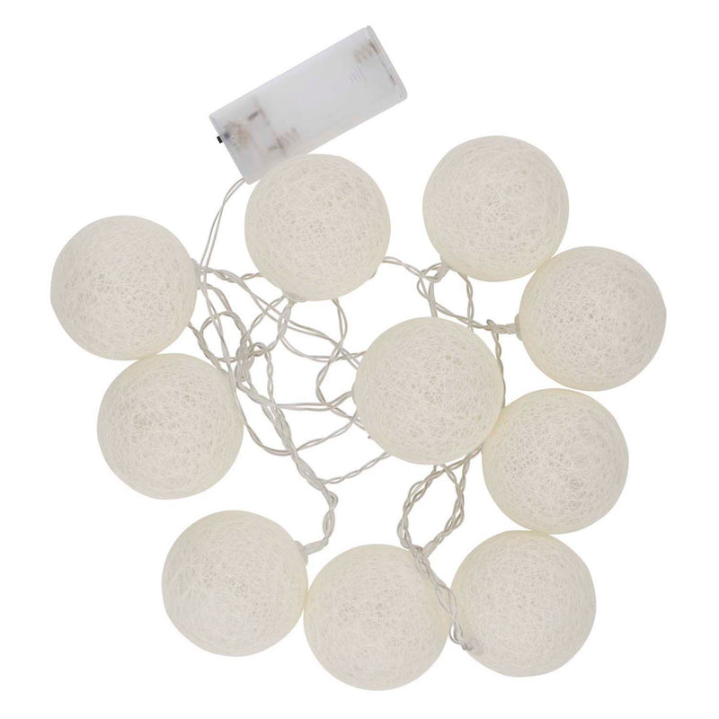 Kabel mit 10 LED-Kugeln
