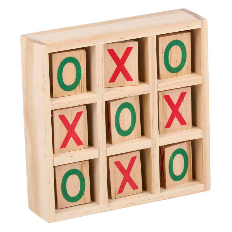 Tic-Tac-Toe-Spiel aus Holz