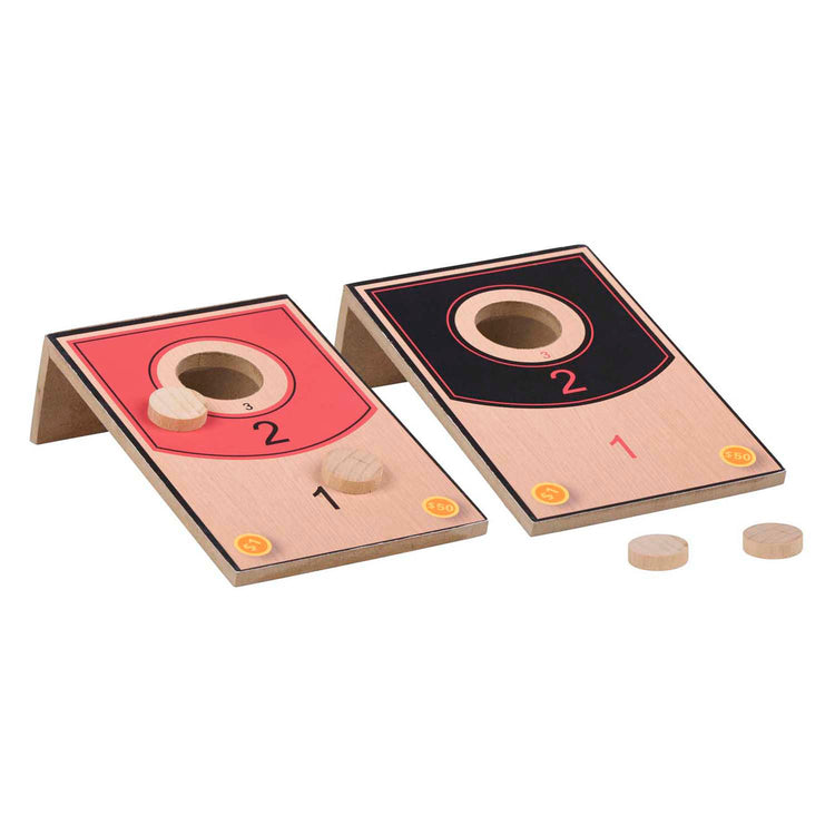 Holzwurfspiel, 6-teilig.