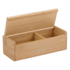 Aufbewahrungsbox aus Holz mit Deckel, 16,5 x 6,5 cm