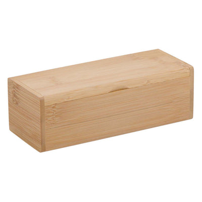 Aufbewahrungsbox aus Holz mit Deckel, 16,5 x 6,5 cm
