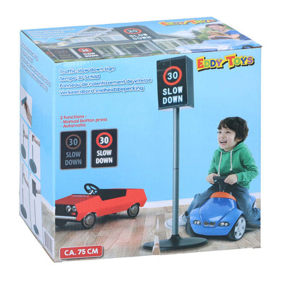 Elektronisches Spielzeug-Verkehrsschild 30 km/h langsamer fahren