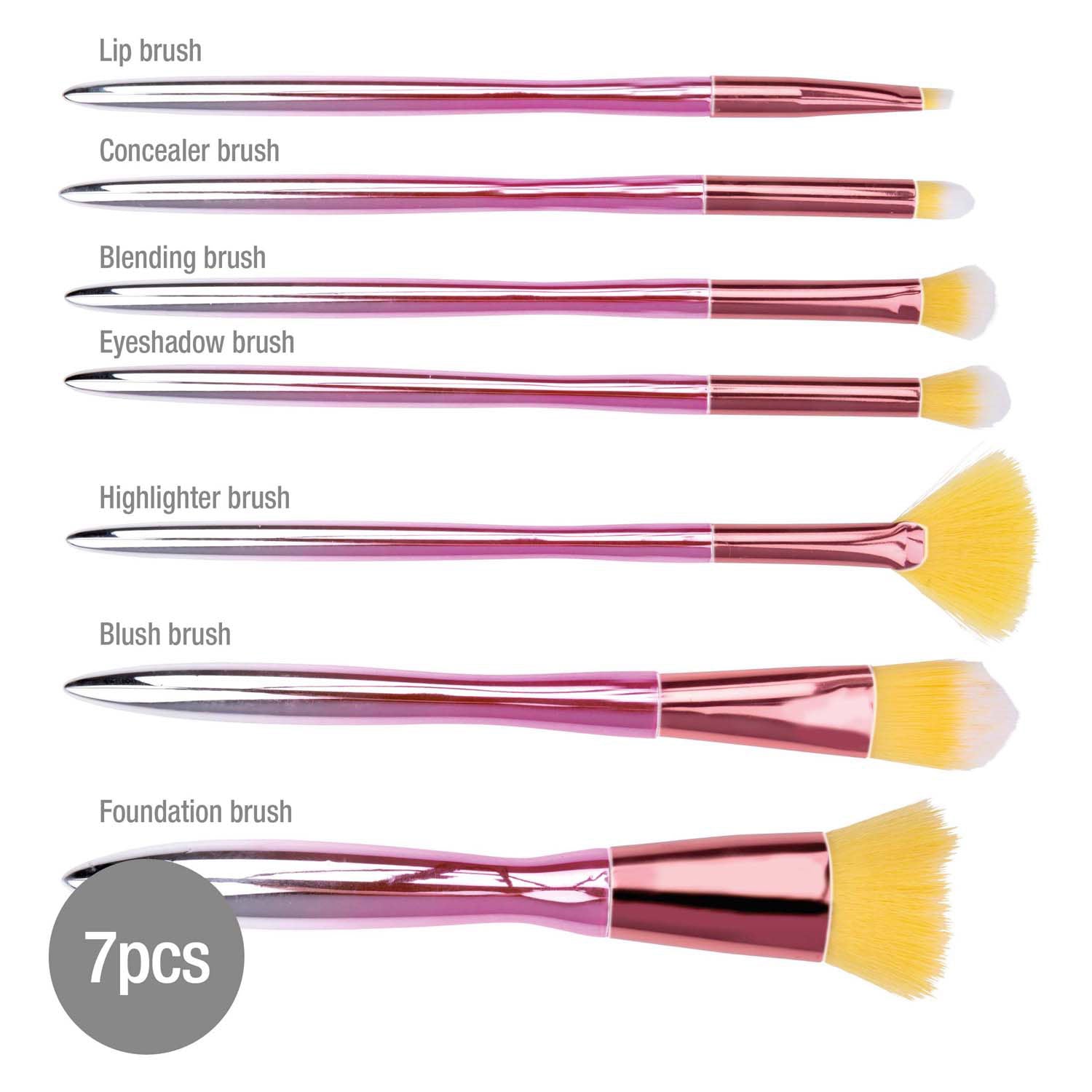 Make-up-Pinsel, 7-tlg.
