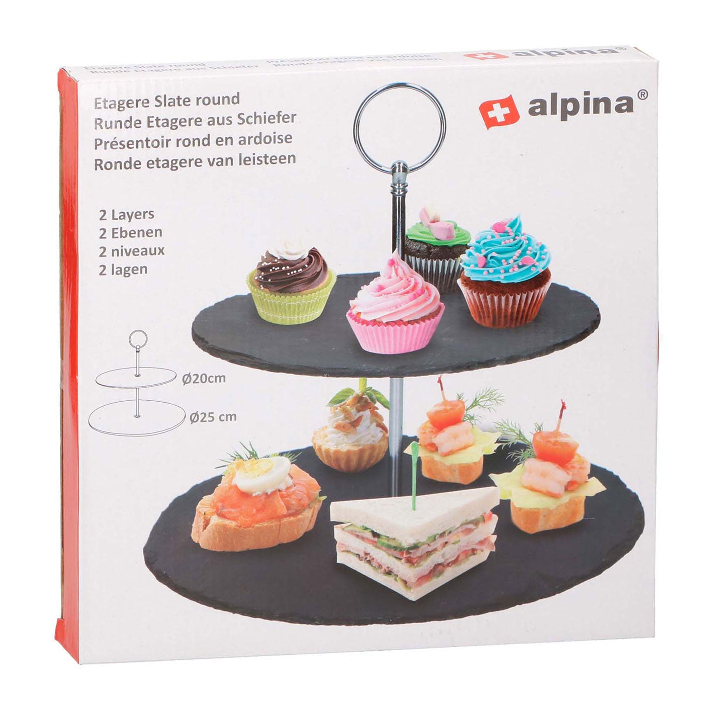 Alpina Etagere Naturschiefer - 20 25cm