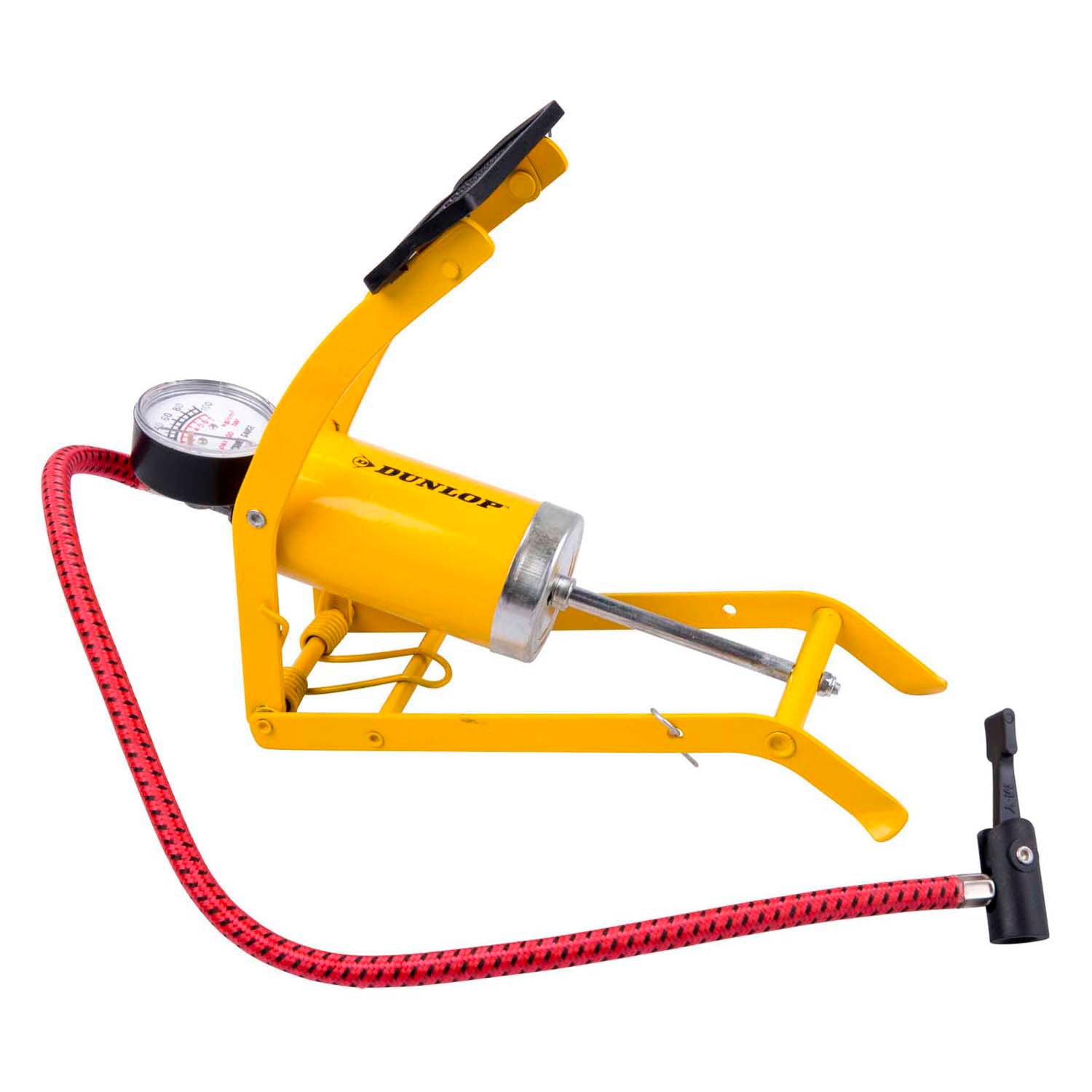 Dunlop-Fußpumpe mit Manometer