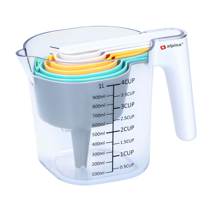 Messbecher-Set, 9-tlg.