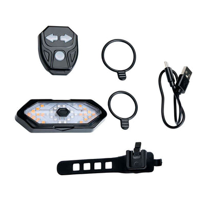 Dunlop Fahrradlampe mit Fahrtrichtungsanzeiger