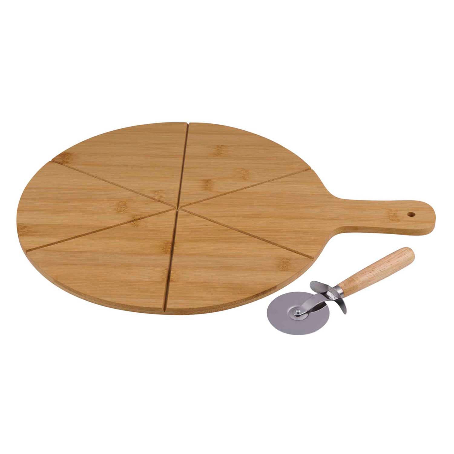 Alpina Pizzabrett und Pizzaschneider, 2 Stk.