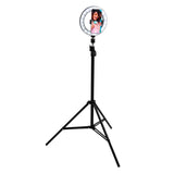 Selfie LED-Ringlampe 20cm - afbeelding 1