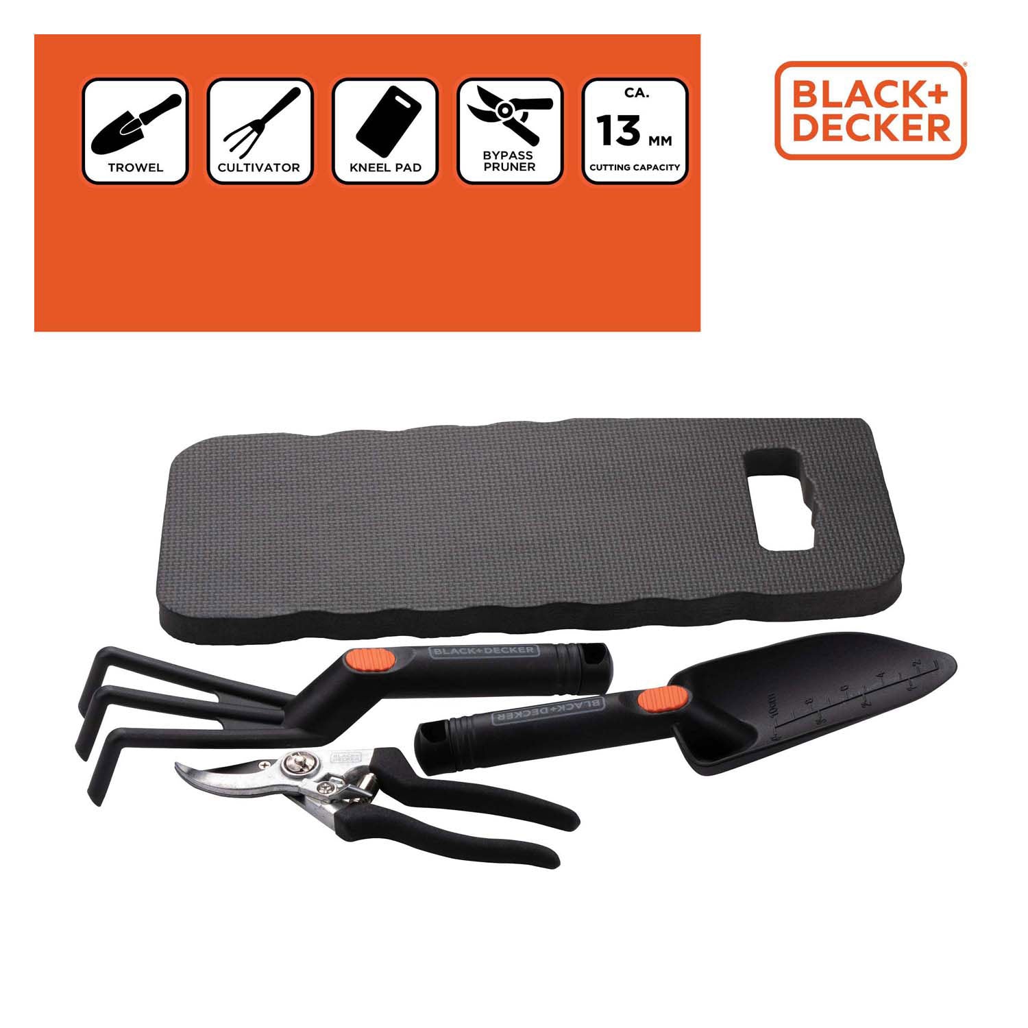 Black Decker Black Decker Garden Set 4-teilig