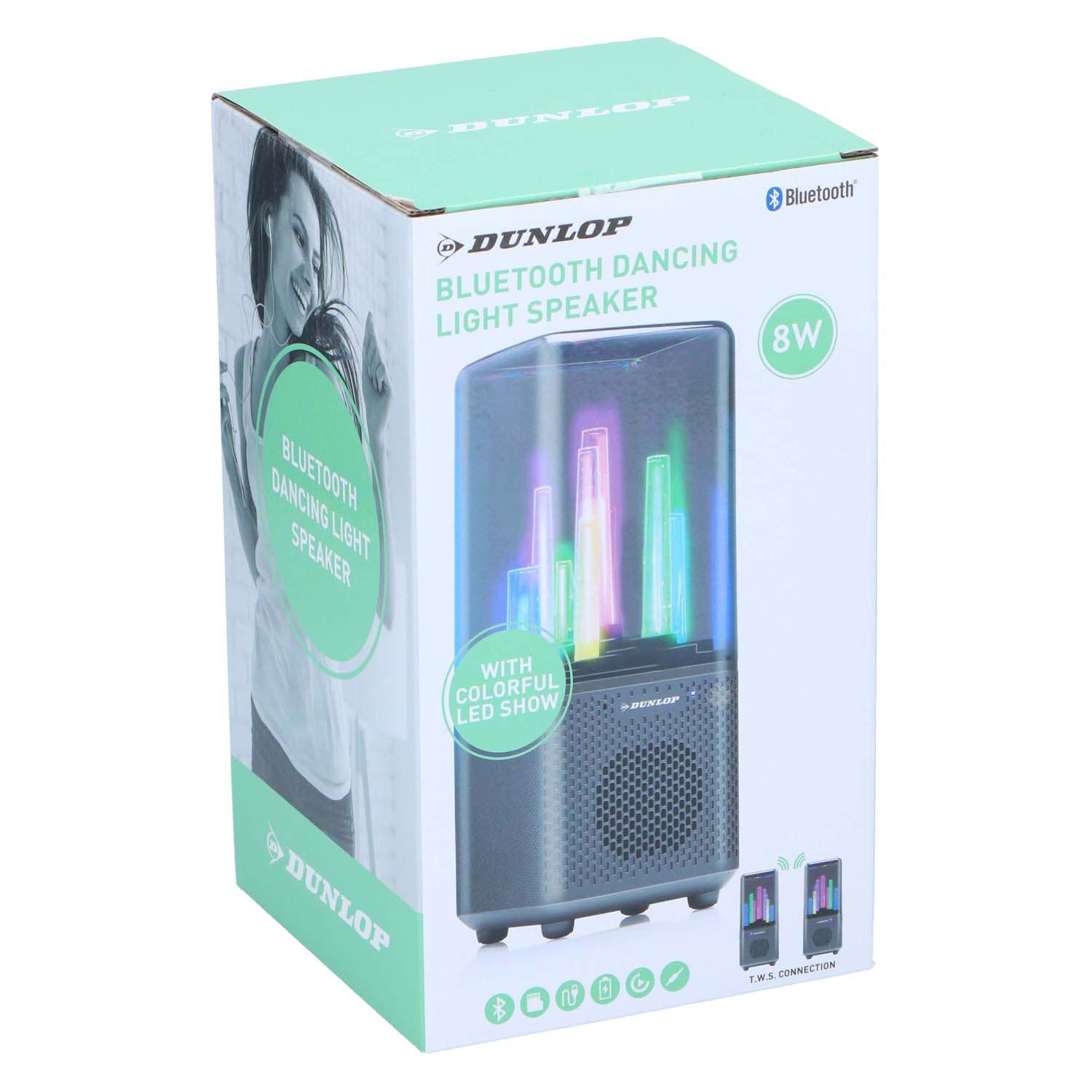 Bluetooth-Lautsprecher mit tanzendem Licht