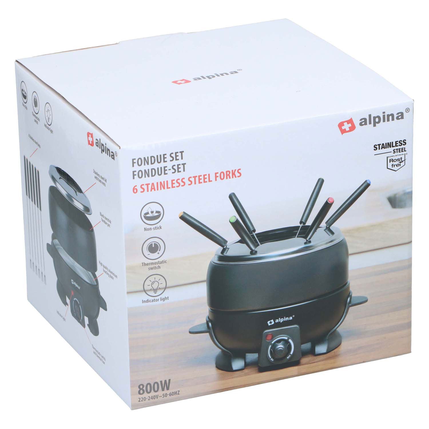 Alpina Fondue-Set 230v 2,3l