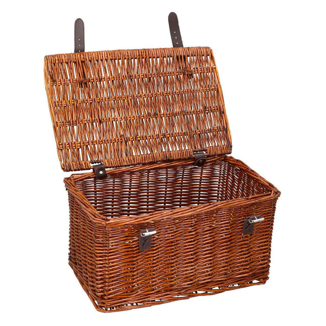 Fahrrad-Bäckerkorb braun 45x30x25cm