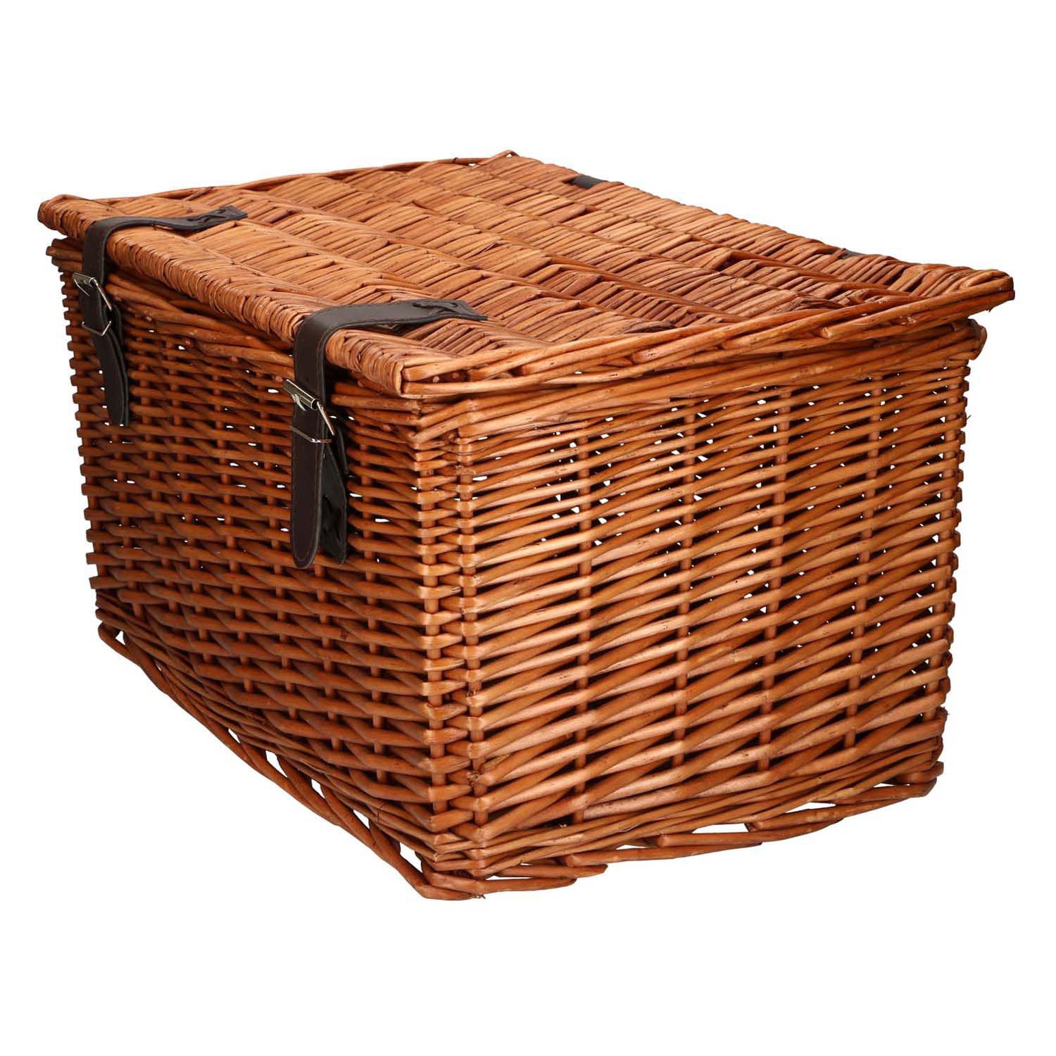 Fahrrad-Bäckerkorb braun 45x30x25cm