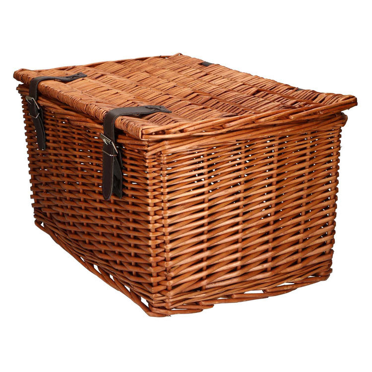Fahrrad-Bäckerkorb braun 45x30x25cm