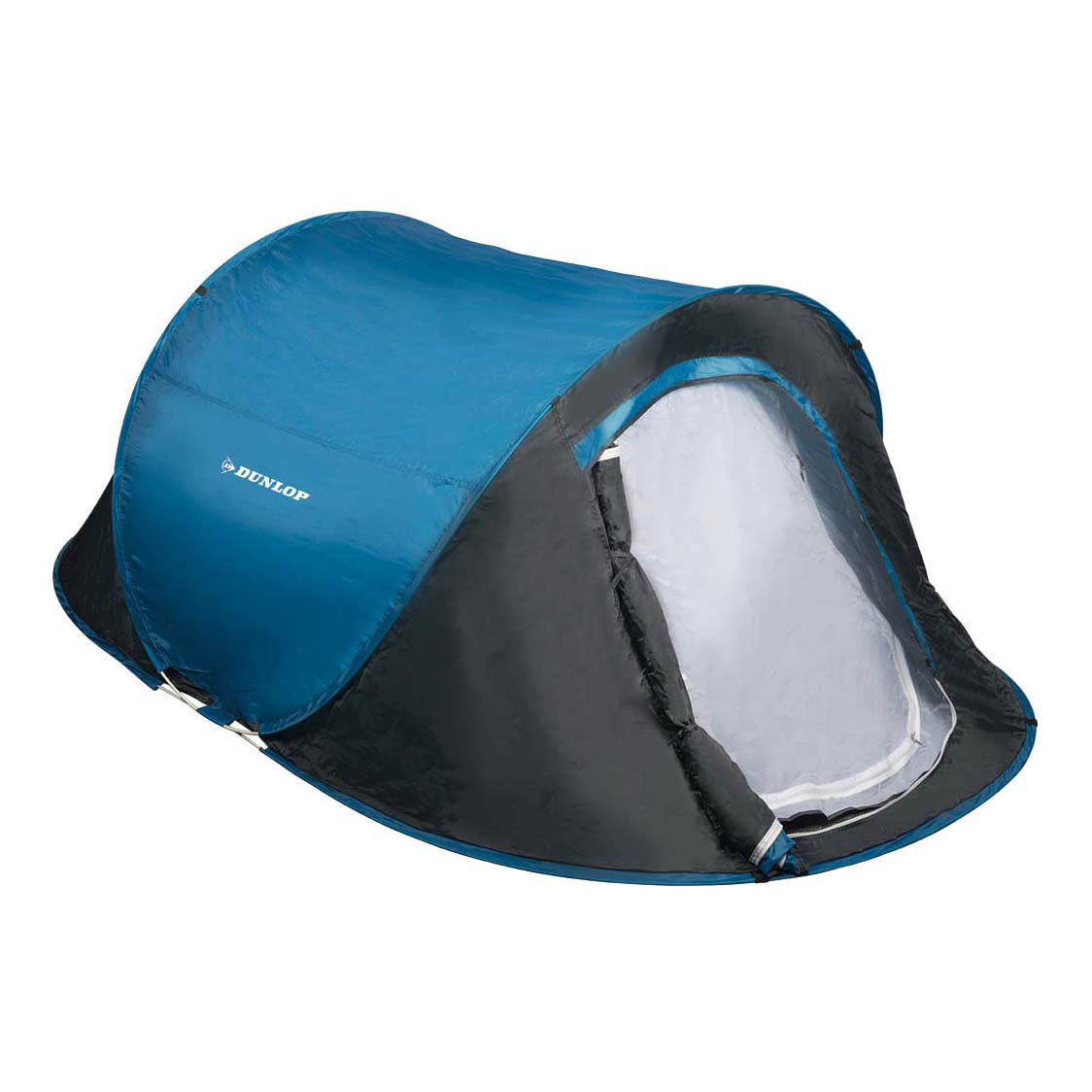 Dunlop Pop-Up-Zelt für 2 Personen – 255x155x95 cm – schnell aufgebaut, wetterfest