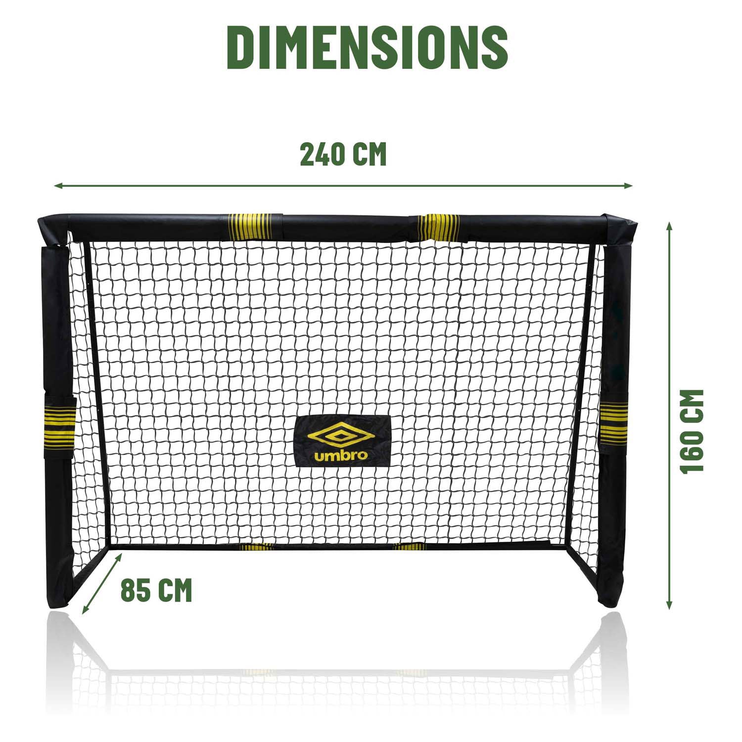 Fußballtor 240x160x85 cm