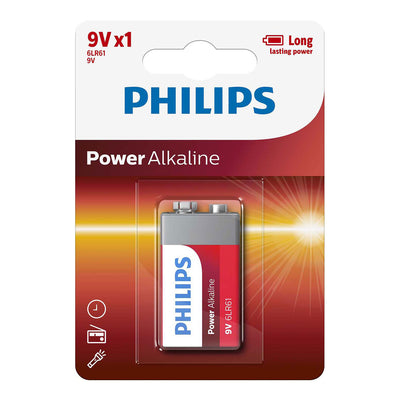 Lebensdauer der 9-V-Batterie von Philips