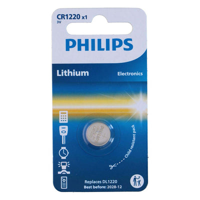 Philips Knopfzelle CR1220 Lithium