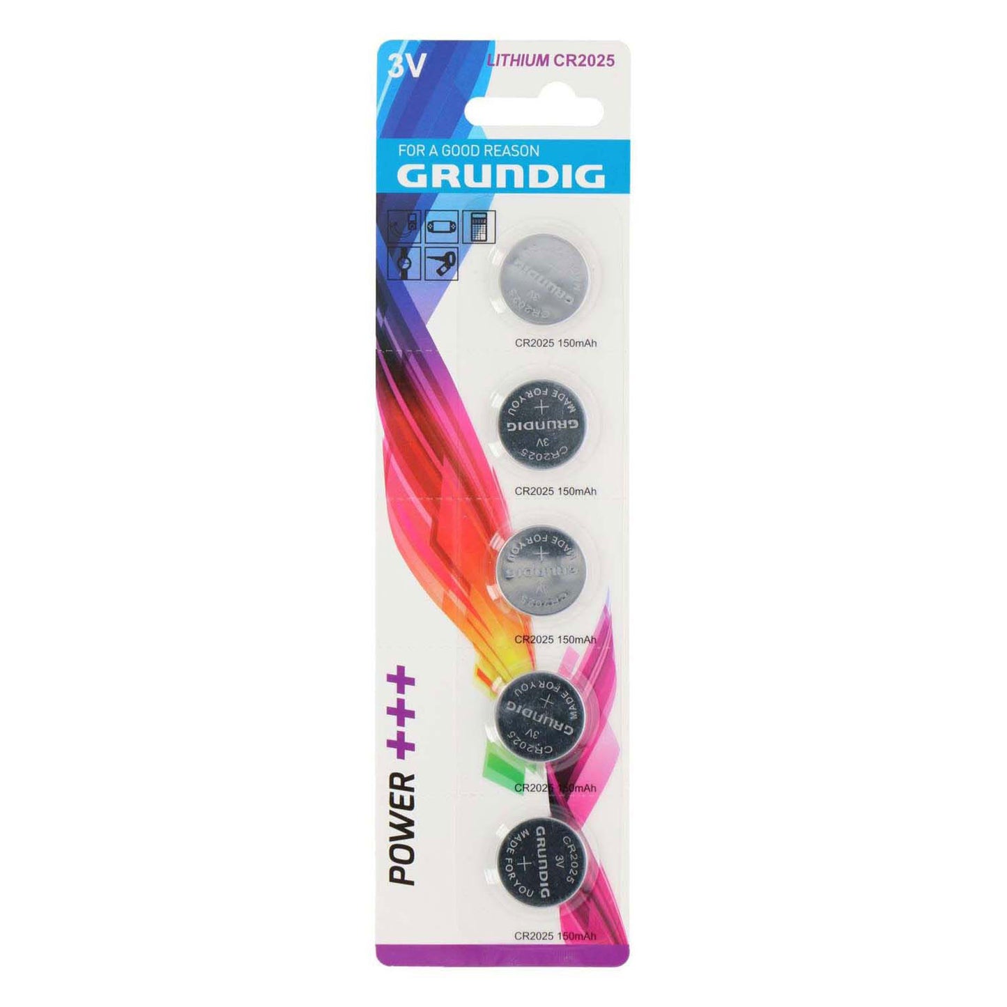 Grundig Knopfzelle cr2025 - 5 Stk.