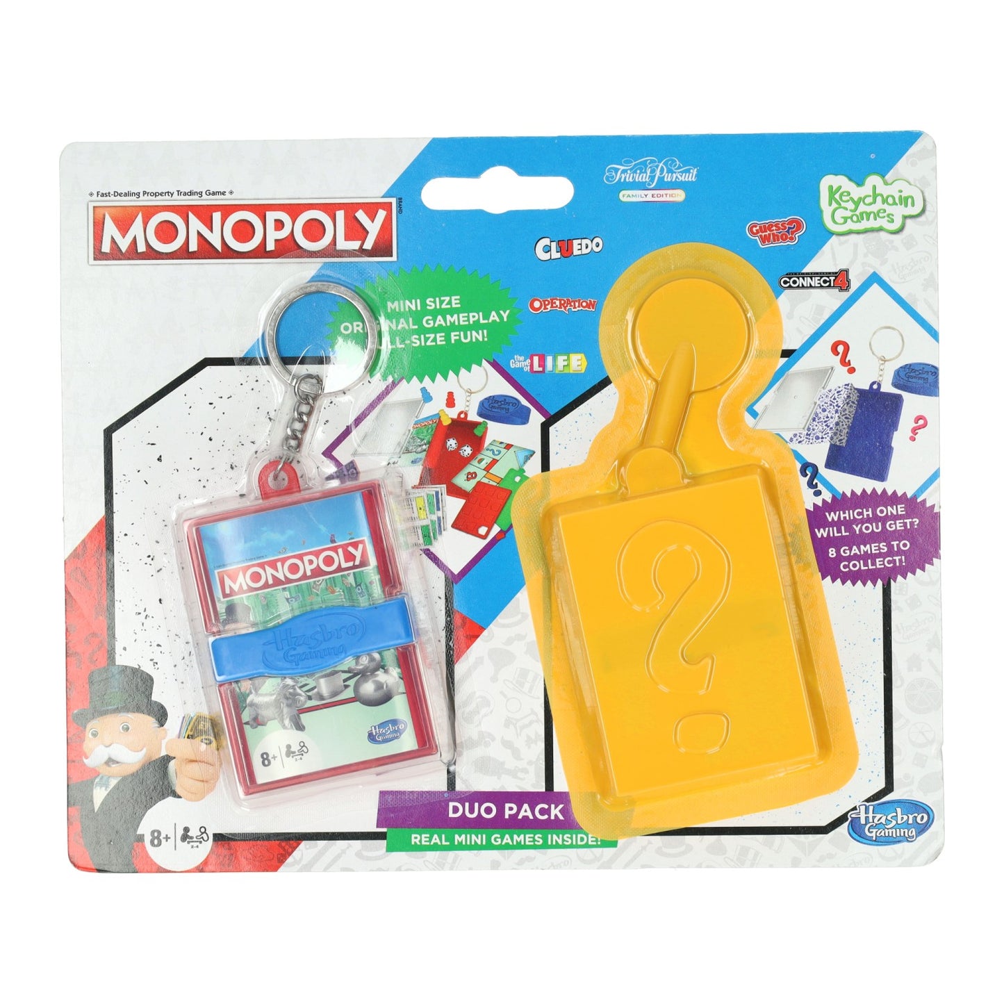 Hasbro Minispiel Schlüsselanhänger Monopoly