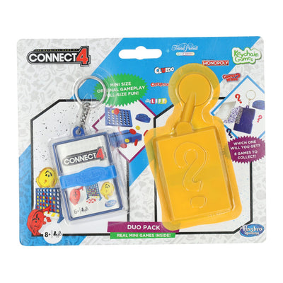 Hasbro Minispiel-Schlüsselanhänger „Vier in einer Reihe“.