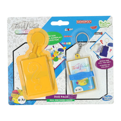 Hasbro Minispiel-Schlüsselanhänger Trivial Pursuit