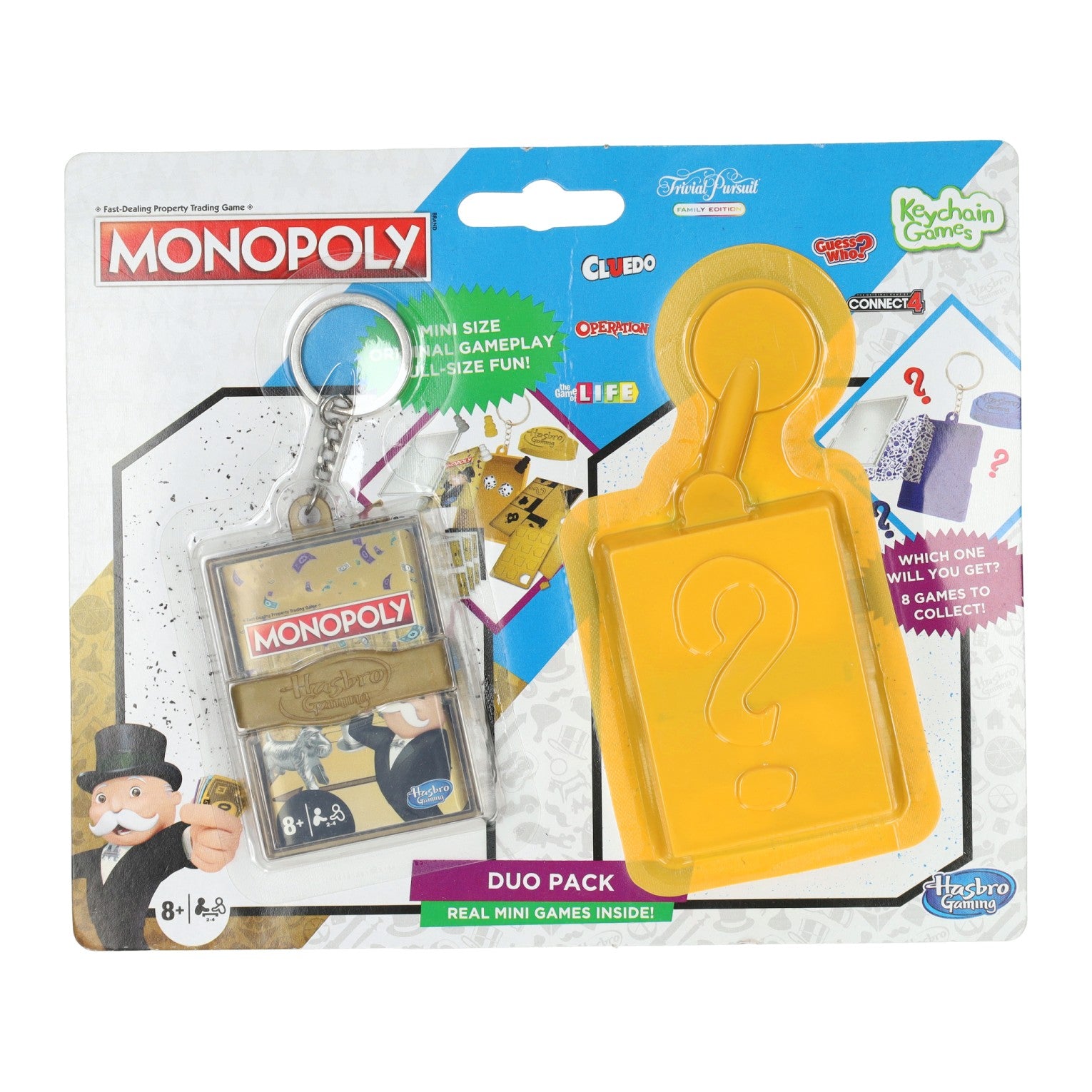 Hasbro Minispiel Schlüsselanhänger Monopoly Gold