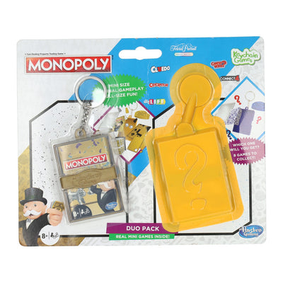 Hasbro Minispiel Schlüsselanhänger Monopoly Gold