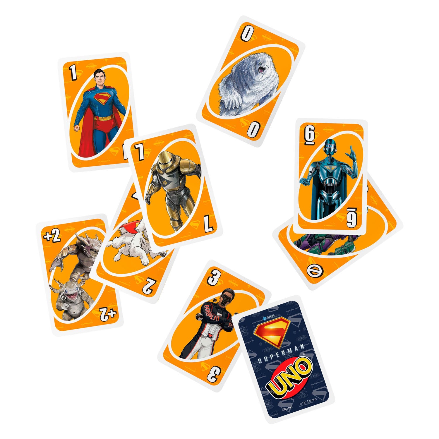 Mattel Uno Superman-Kartenspiel