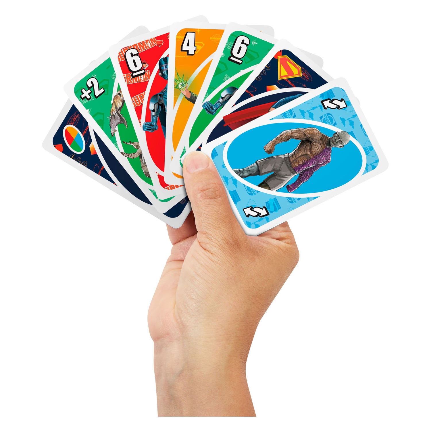 Mattel Uno Superman-Kartenspiel