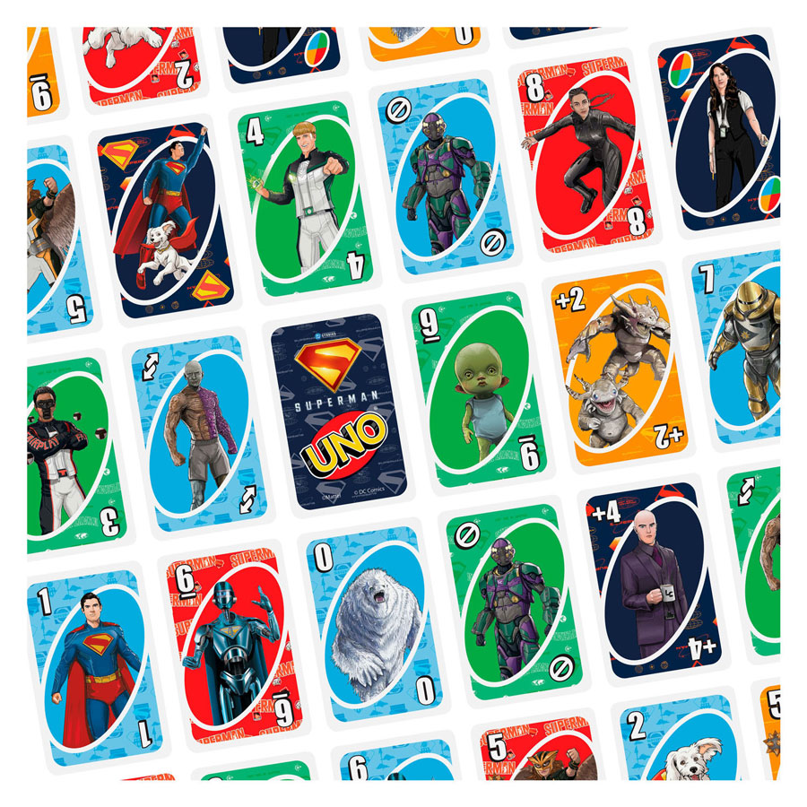 Mattel Uno Superman-Kartenspiel