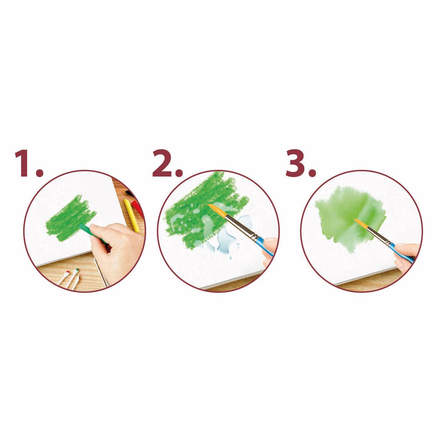Ölpastell, Set von 30 Farben