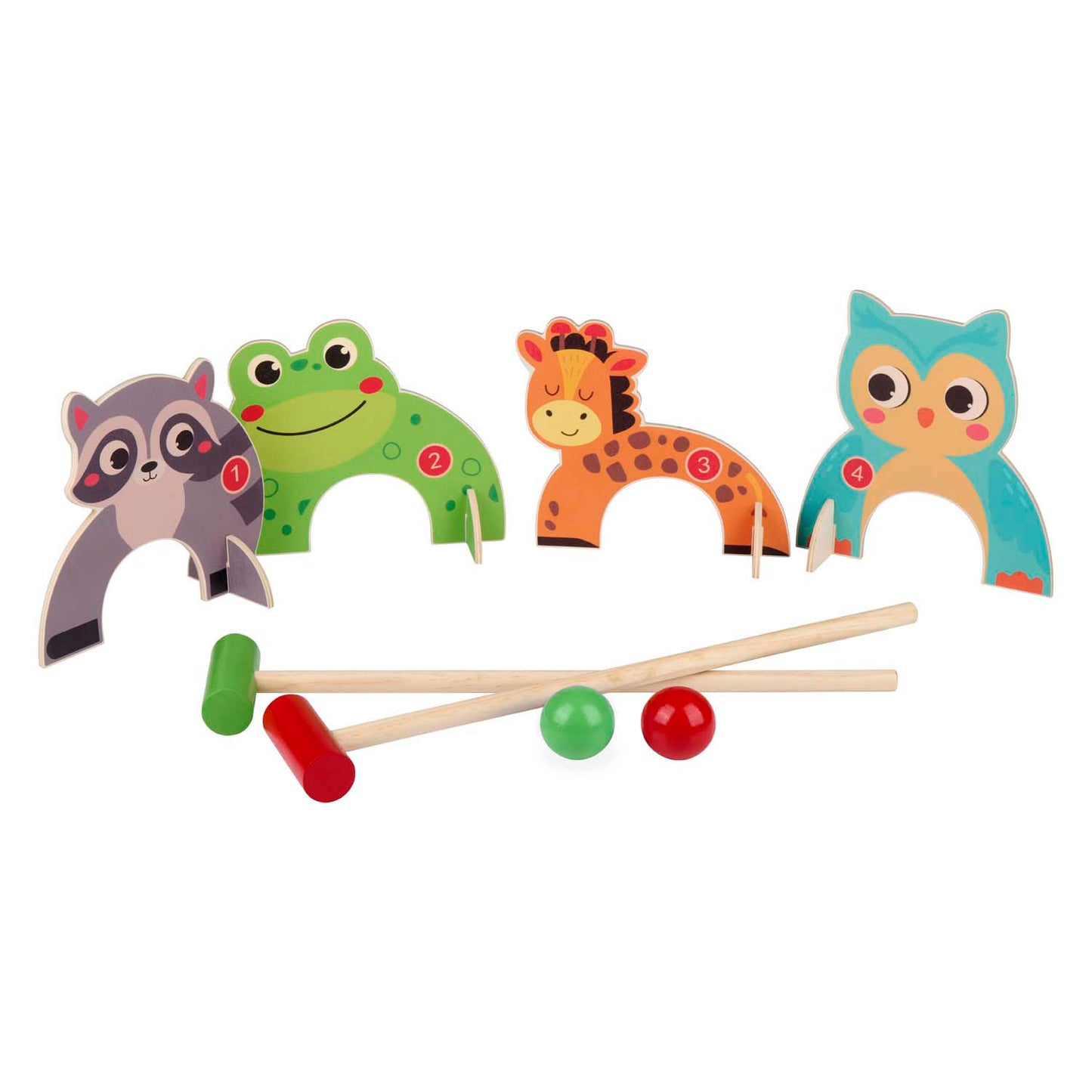 Holzkrocket -Spieltiere, 8dlg.