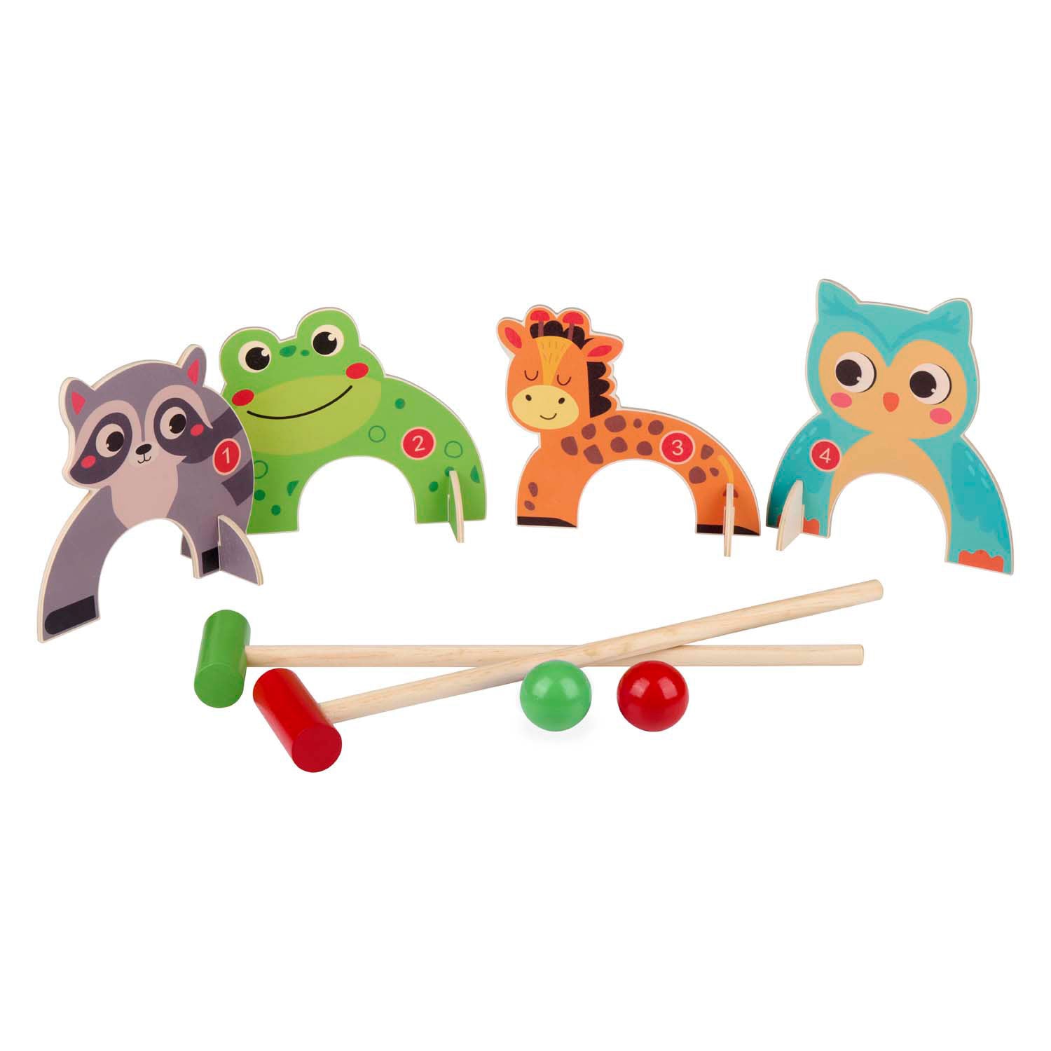 Holzkrocket -Spieltiere, 8dlg.