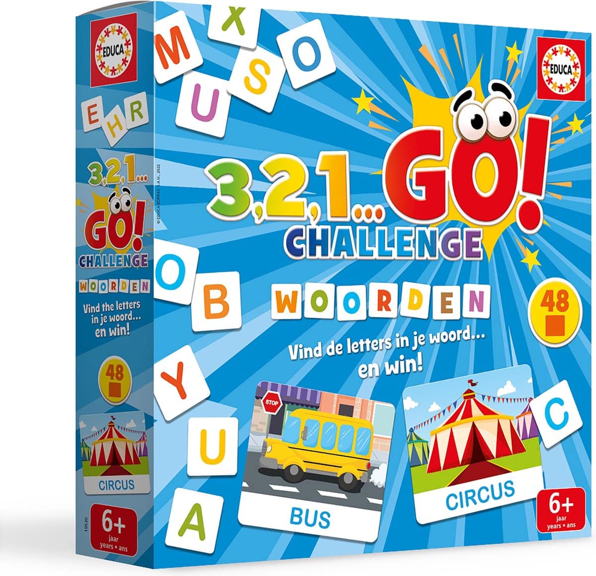 Intro Just Games 3-2-1 fordern Sie Rätsel mit Worten heraus