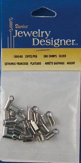 Vaessen creative • Lederklemme 9 mm 26 Stück Silber - afbeelding 2