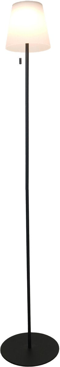 Eglo Scordiano-L Stehleuchte – wiederaufladbar (bis zu 22 Stunden Licht) – Solar – 120 cm – Schwarz und Weiß – kabellos – Innen- und Außenbereich – Zugschalter
