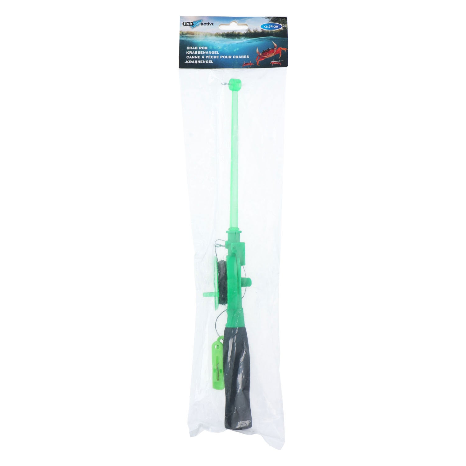 Plastikkrabbenstange Grün, 34 cm