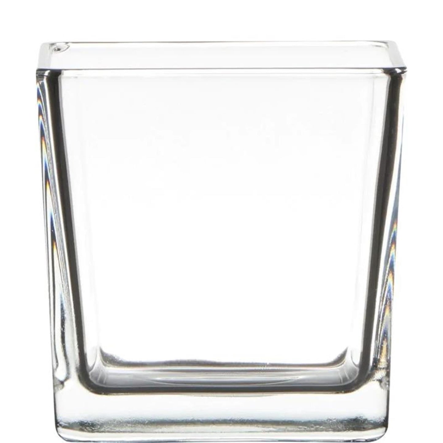 Beilglas Glasvase Würfel 10x10x10cm
